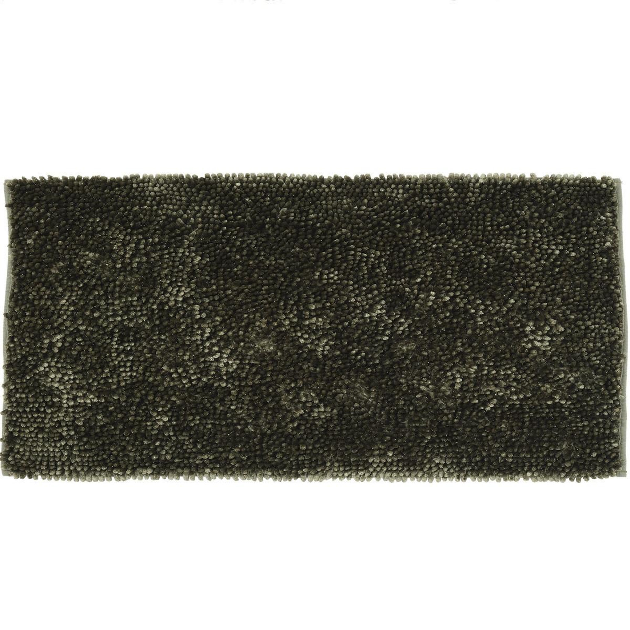 Voir la diapositive 1 : GUY LEVASSEUR Tapis de bain chenille fil doré 60x120cm