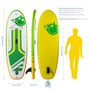 Voir la diapositive 2 : ADRENALIN Paddle Gonflable FADER 8' 30'' 4'' (244x76x10cm) avec Pompe, Pagaie, Leash et Sac de Transport