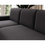 Voir la diapositive 5 : BEST MOBILIER Sam - canapé d'angle gauche 4 places convertible avec coffre en tissu