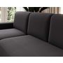 Voir la diapositive 5 : BEST MOBILIER Sam - canapé d'angle gauche 4 places convertible avec coffre en tissu