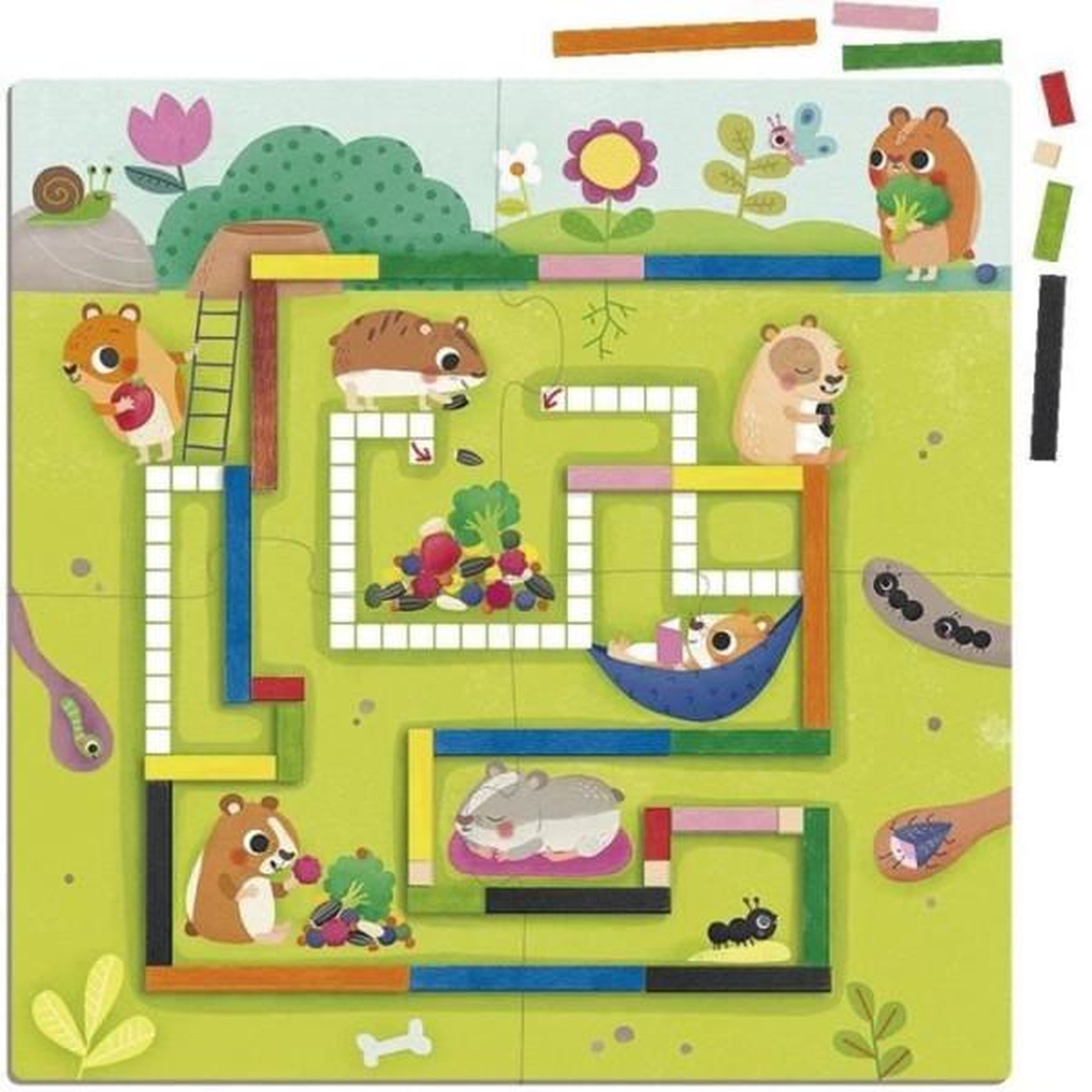 Voir la diapositive 3 : Goula Jeu éducatif - GOULA - 1-10 Maths - Aide les hamsters a constituer leurs provisions pour l'hiver