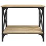 Voir la diapositive 4 : VIDAXL Table d'appoint Chene sonoma 55x38x45 cm Bois d'ingenierie