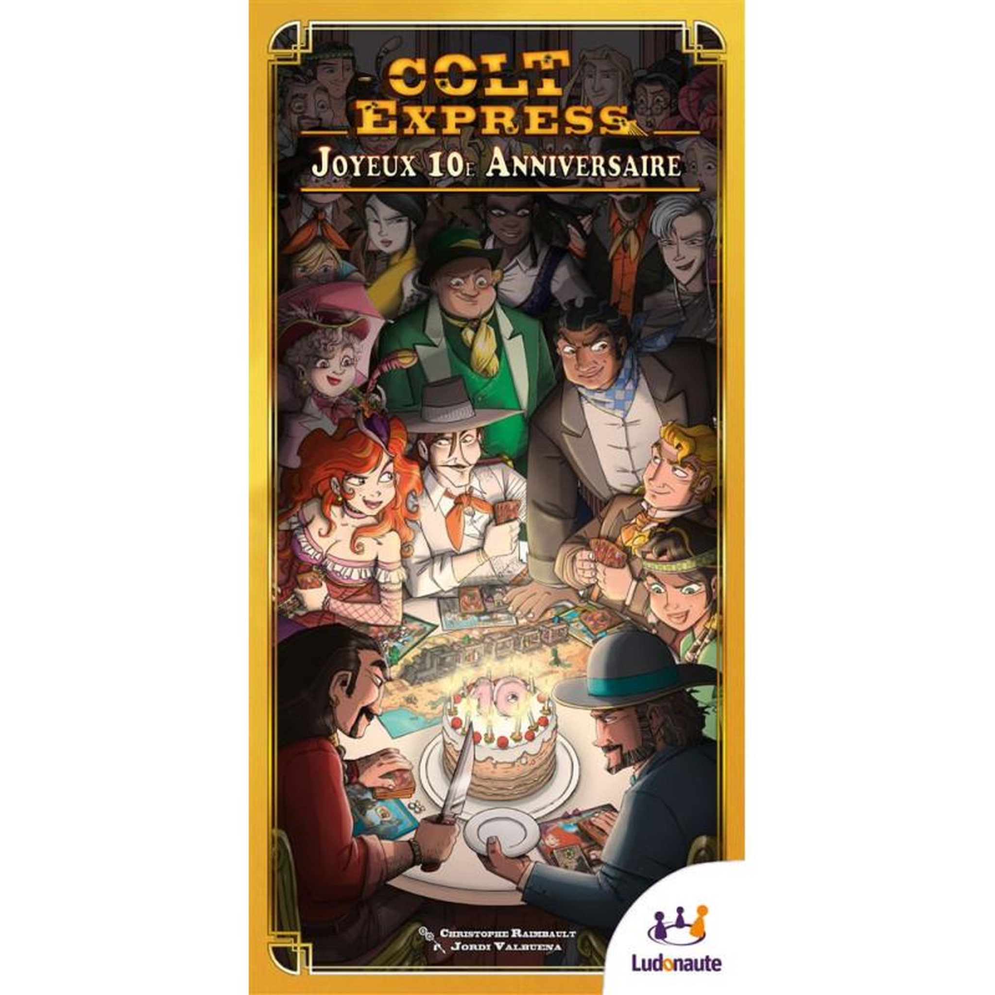 Ludonaute Jeu d'ambiance Ludonaute Colt Express Joyeux 10e anniversaire