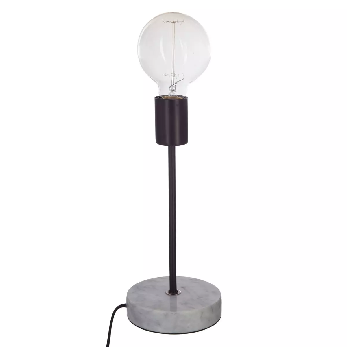 ATMOSPHERA Lampe en métal Contempo - H. 30 cm - Noir