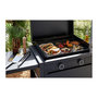 Voir la diapositive 4 : FORGE ADOUR Plancha gaz modern G 60 A N noir 2 brûleurs à poser, 60.5x42 cm
