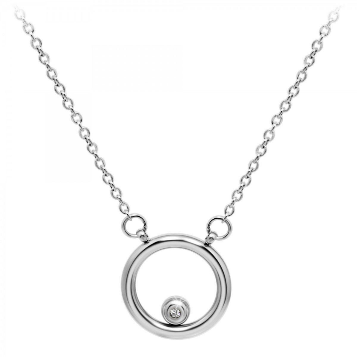 SC CRYSTAL Collier par SC Crystal orné d'un véritable diamant blanc