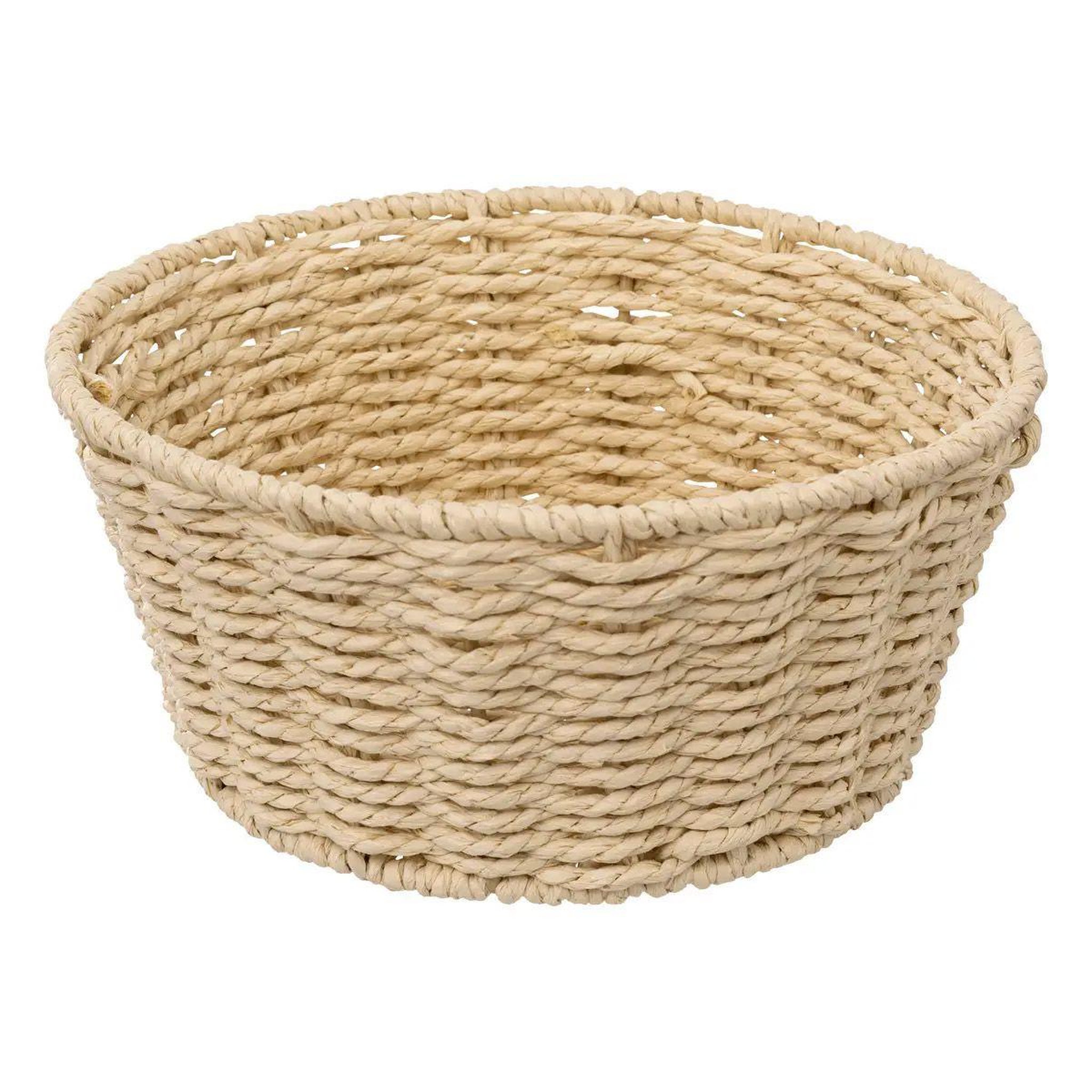 Voir la diapositive 2 : FIVE Corbeille à pain ronde  kord  21cm naturel