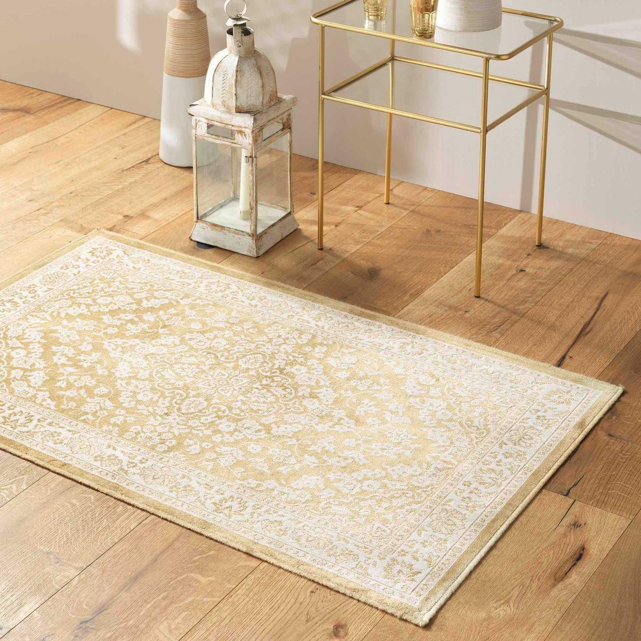 Voir la diapositive 4 : Douceur d'Intérieur Tapis déco  irina  68x110cm jaune