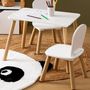 Voir la diapositive 5 : Atmosphera Kids Table Enfant & 2 Chaises  Alex  58cm Blanc
