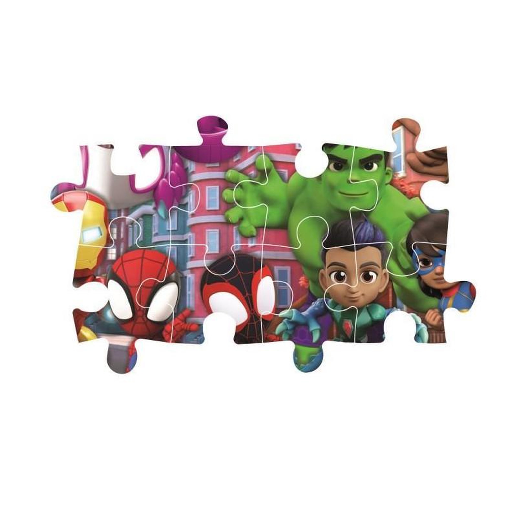 Voir la diapositive 2 : CLEMENTONI Puzzle 24 pièces Maxi - Spidey et ses amis extraordinaires - CLEMENTONI