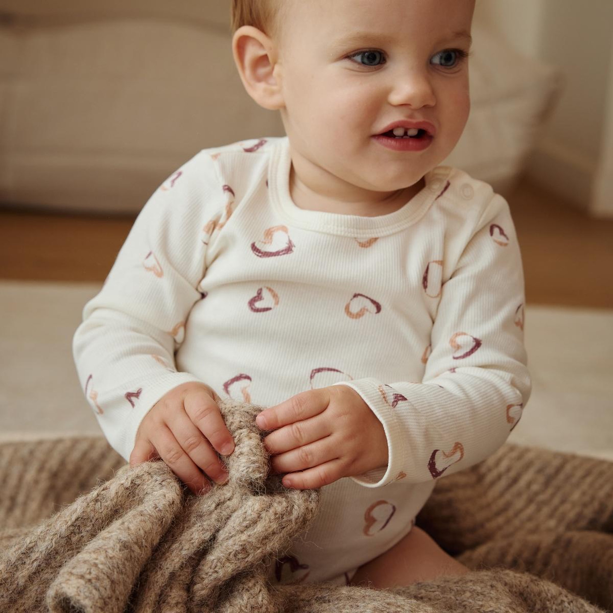 Voir la diapositive 5 : PETIT BEGUIN Lot de 2 bodies bébé manches longues matcha