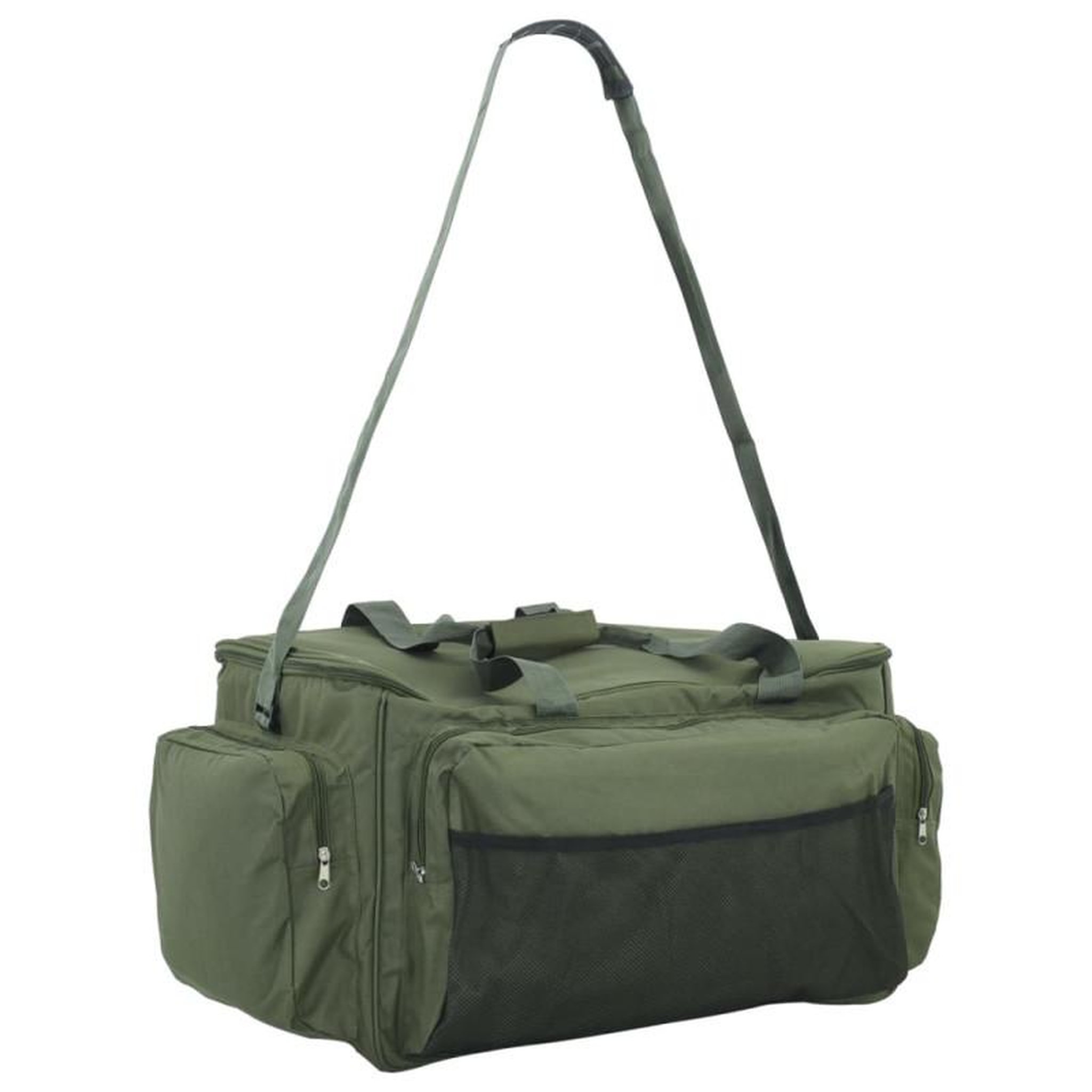 Voir la diapositive 2 : VIDAXL Sac de pêche imperméable vert foncé tissu oxford