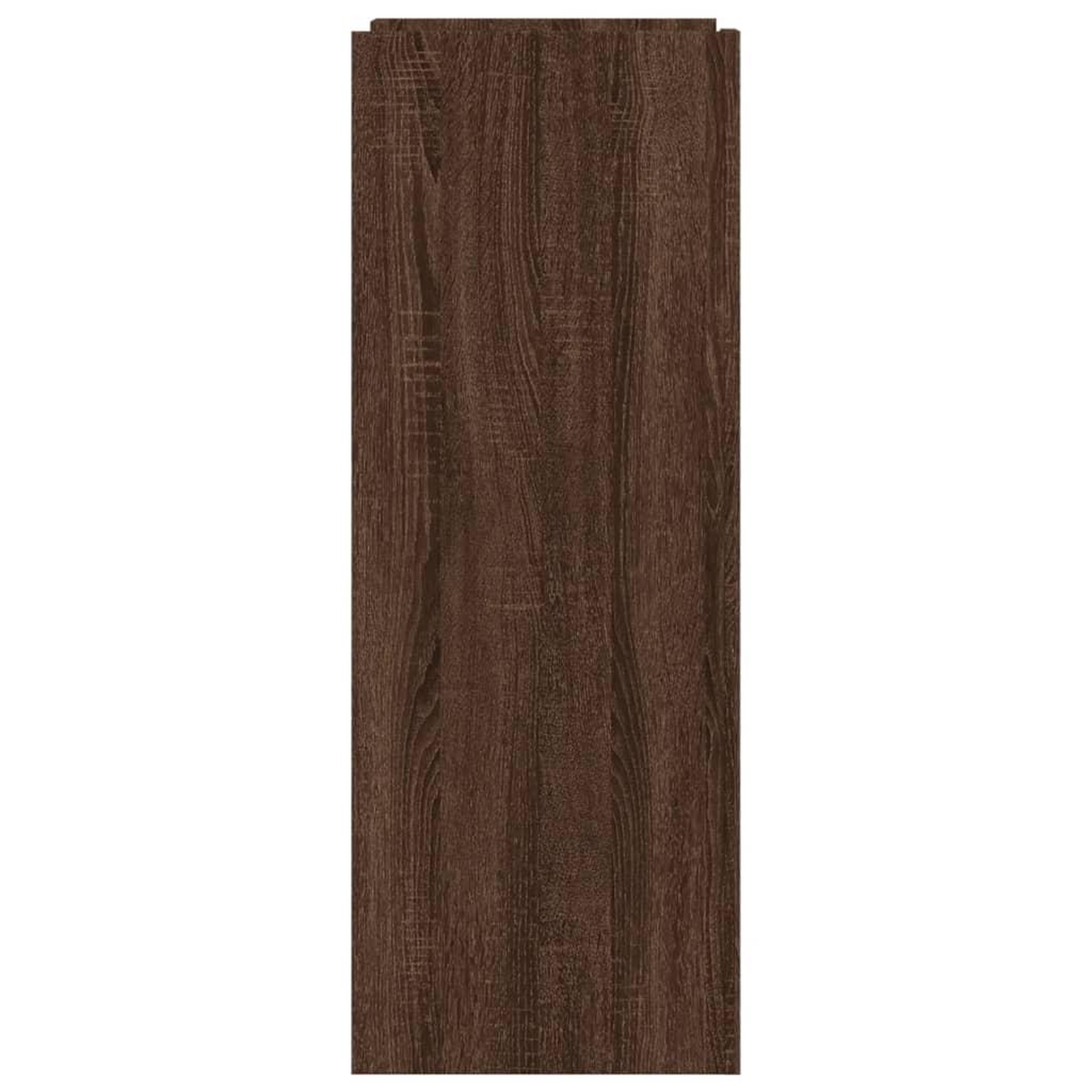 Voir la diapositive 5 : VIDAXL Armoire a chaussures chene marron 74,5x37,5x100 cm