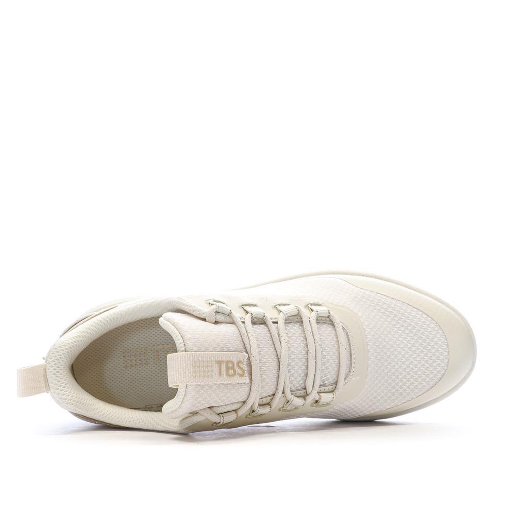 Voir la diapositive 4 : TBS Baskets Beige Femme TBS JAZZEVO