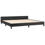 Voir la diapositive 5 : VIDAXL Cadre de lit sans matelas noir 200x200 cm similicuir