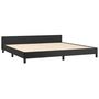 Voir la diapositive 5 : VIDAXL Cadre de lit sans matelas noir 200x200 cm similicuir
