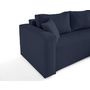 Voir la diapositive 6 : BEST MOBILIER Topaze - canapé d'angle déhoussable réversible 4 places en tissu