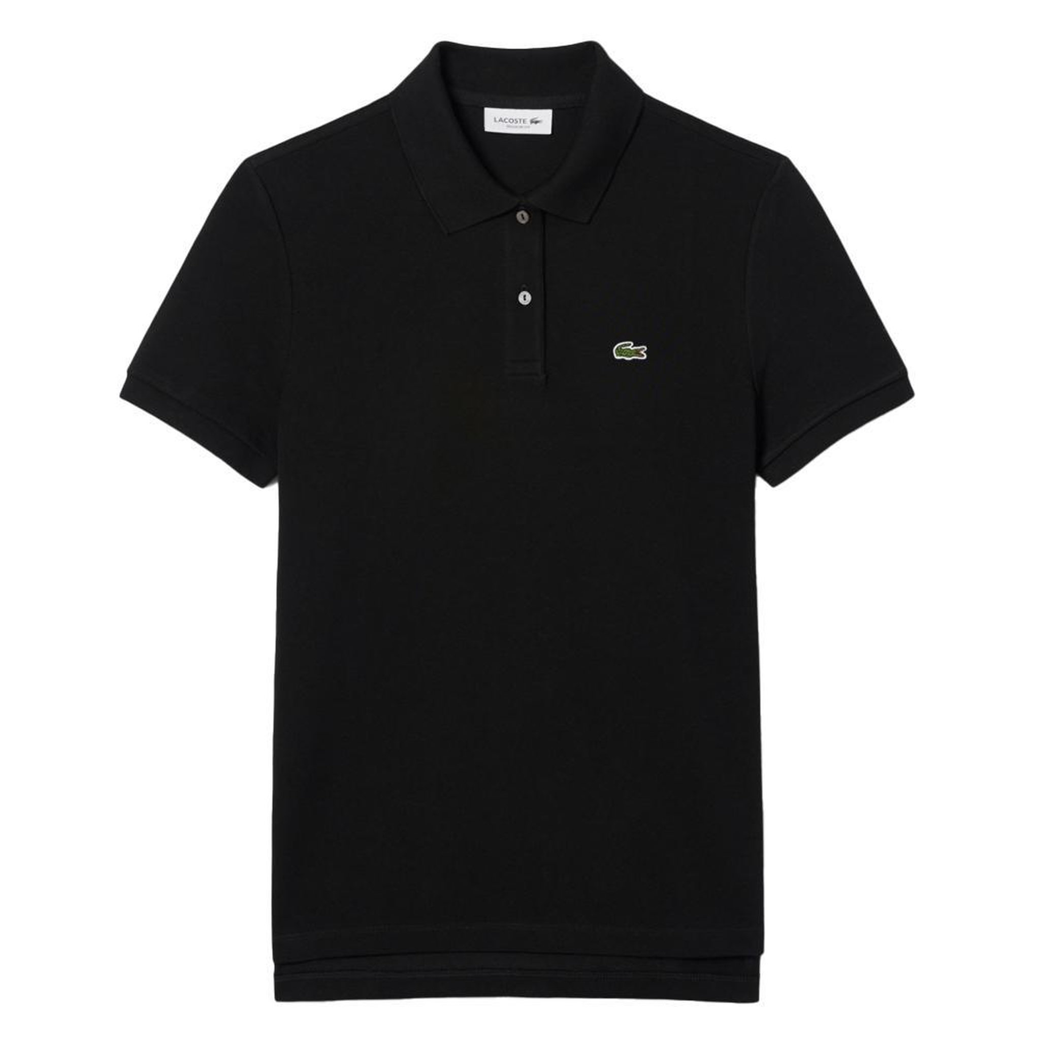 Lacoste Polo noir femme lacoste polo regular fit. Coloris disponibles : Noir