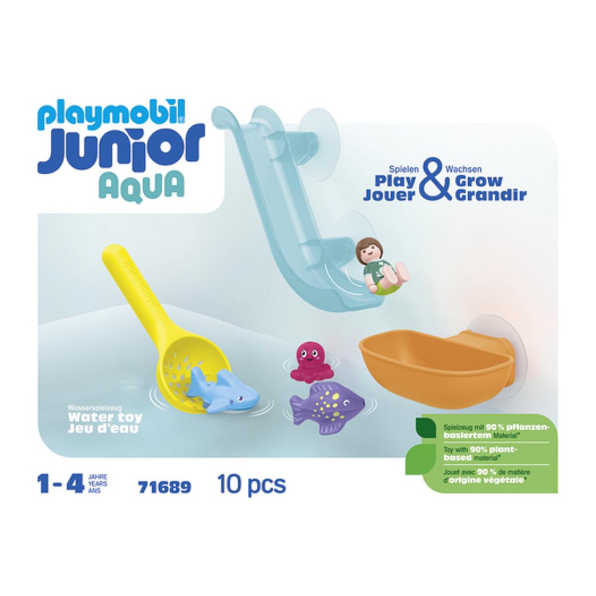 Voir la diapositive 2 : PLAYMOBIL 71689 -  Toboggan aquatique et animaux marins