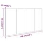 Voir la diapositive 6 : VIDAXL Tete de lit Chene sonoma 160x1,5x80 cm Bois d'ingenierie