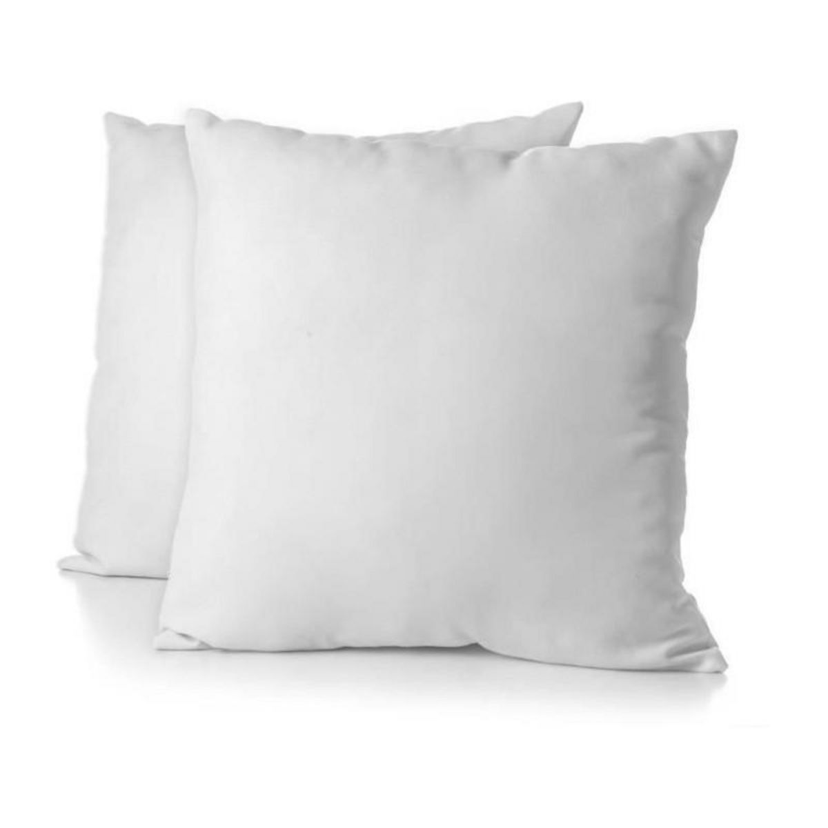 HOME LINGE PASSION Lot de 2 taies d'oreiller - HOME LINGE PASSION - 63 x 63 cm - Blanc