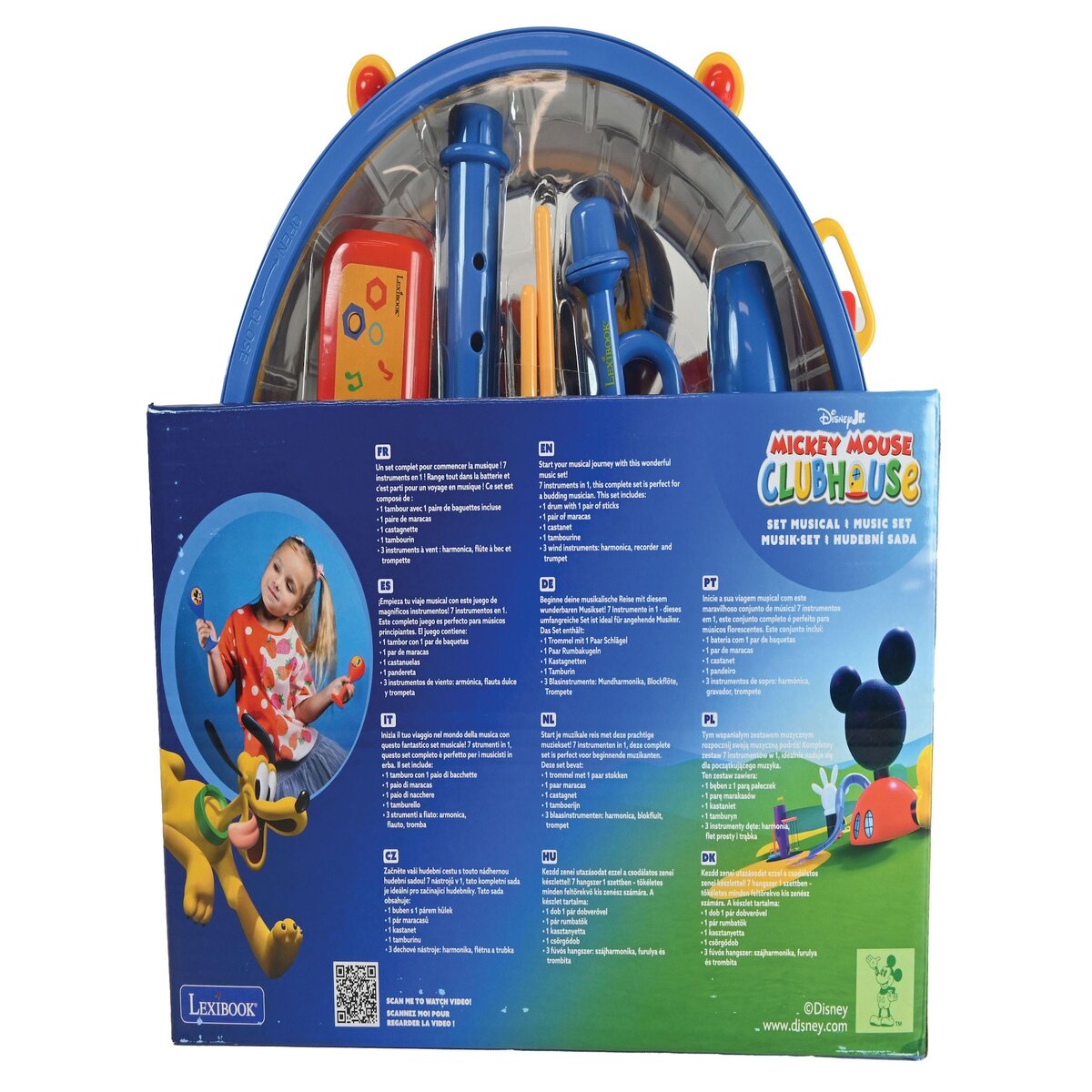 Lexibook Set Musical 7pcs Mickey Mouse