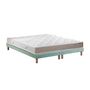 Voir la diapositive 5 : IDLITERIE Ensemble matelas 100% latex 3 zones PURE avec sommier - confort français