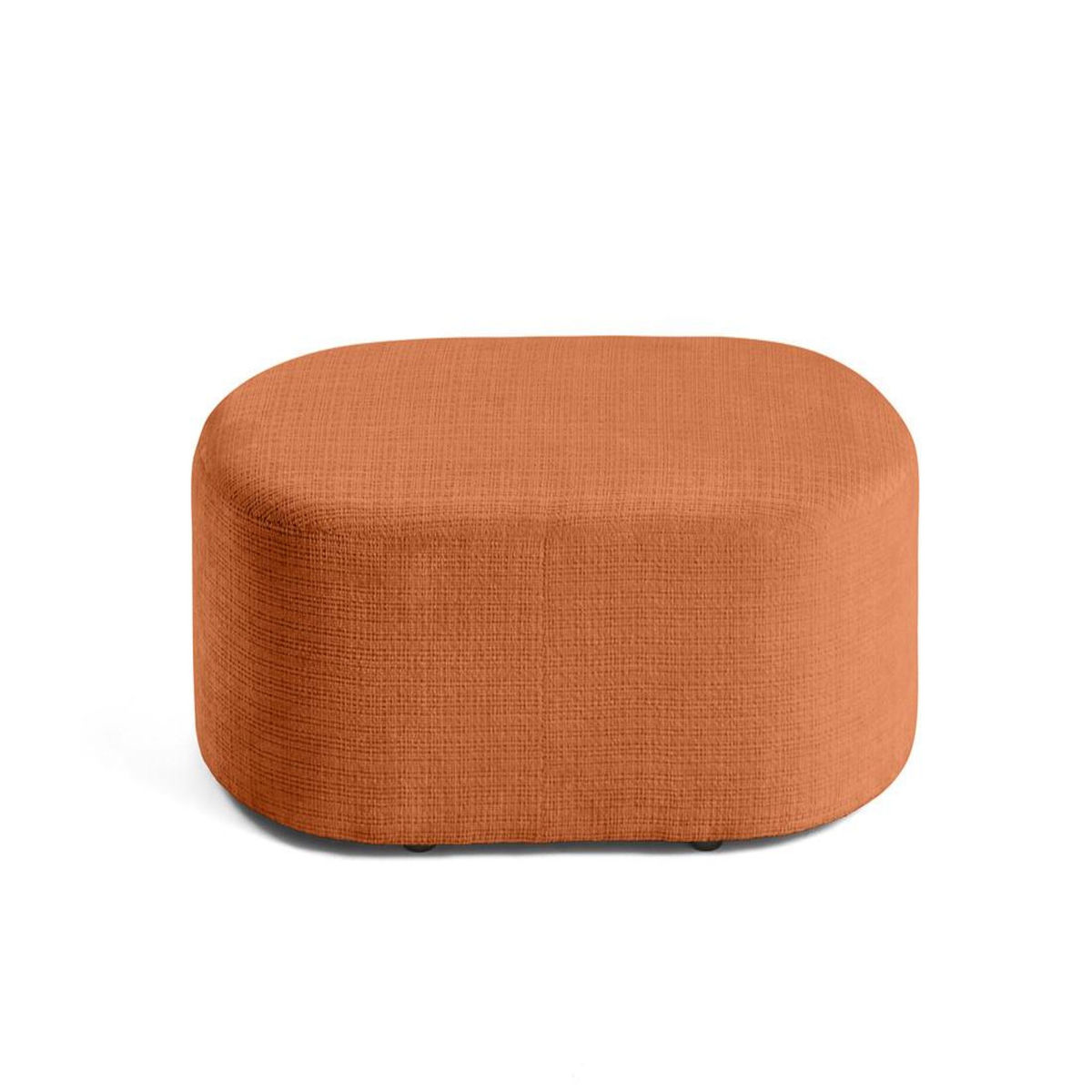 BEST MOBILIER Miro - pouf en velours texturé