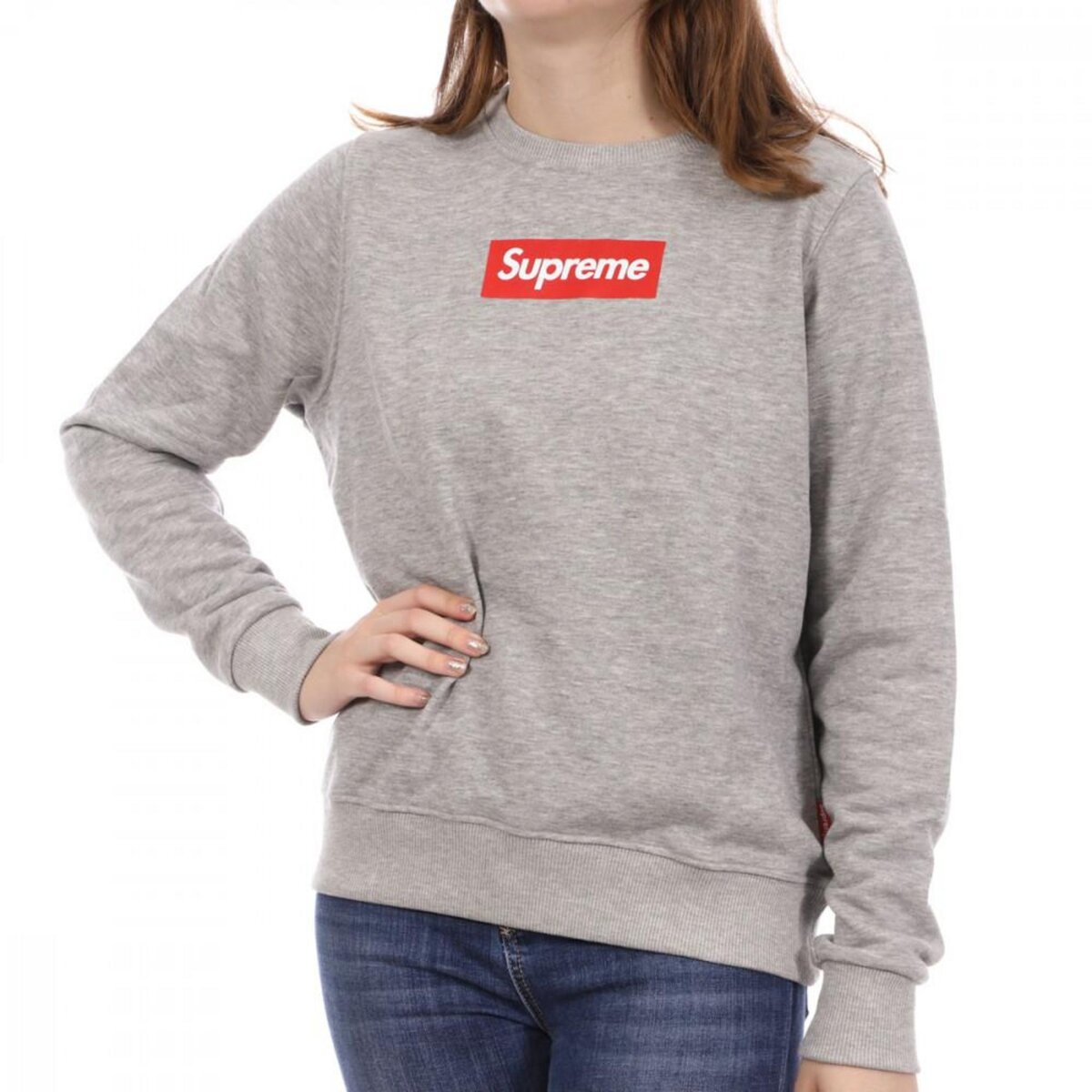 Sweat Gris Femme Supreme Grip Naomi pas cher Auchan