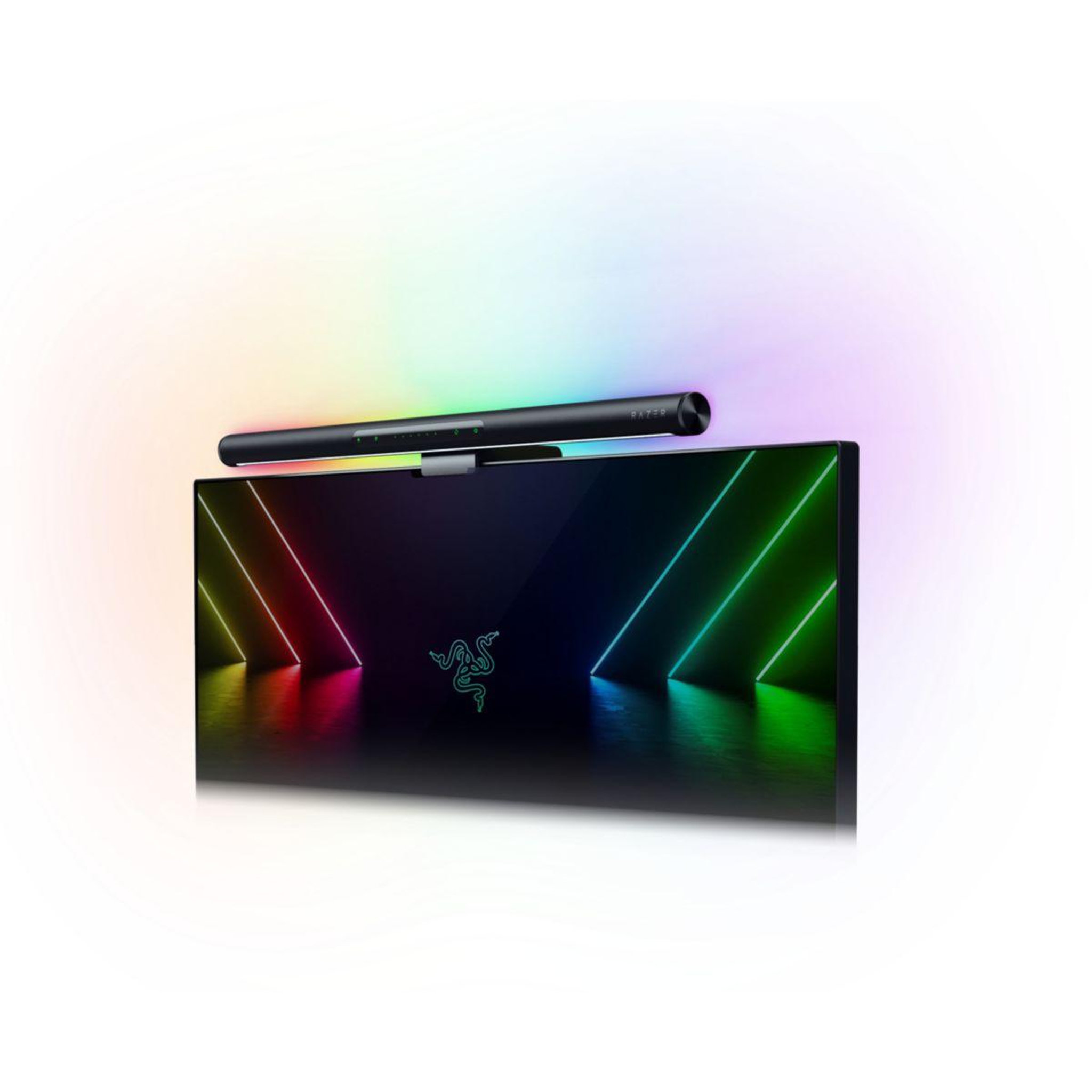 Voir la diapositive 4 : Razer Lampe led aether monitor light bar