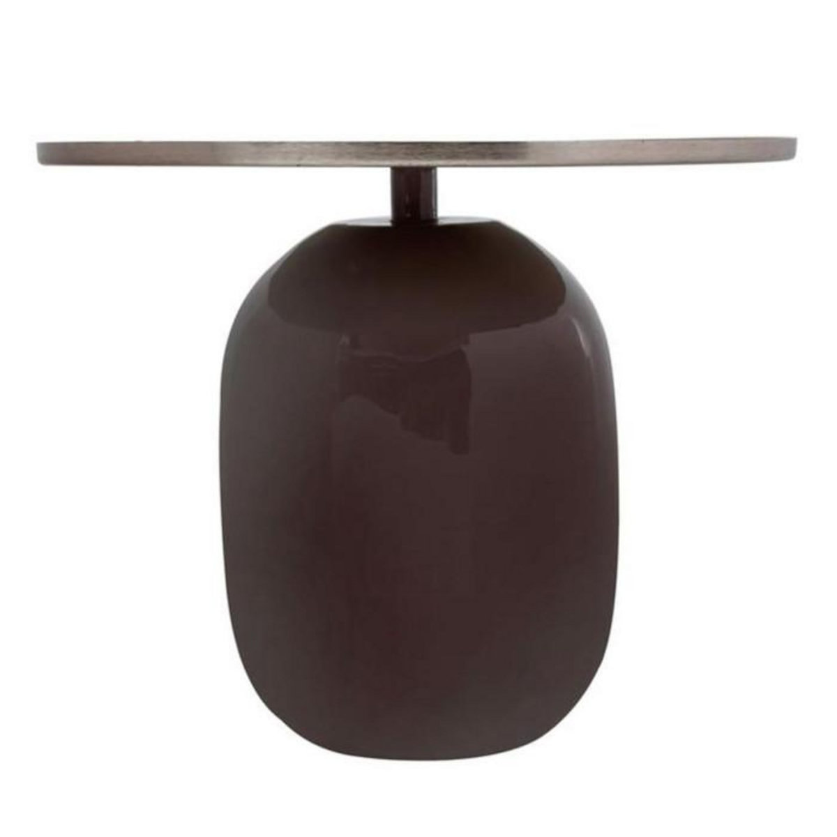 Paris Prix Table d'Appoint Design  Lucile  51cm Gris