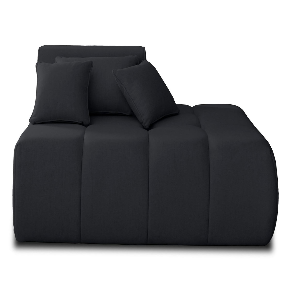 LISA DESIGN Caracas - module d'assise droit - en tissu
