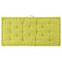 Voir la diapositive 4 : VIDAXL Coussin de plancher de palette Coton 120x80x10 cm Vert