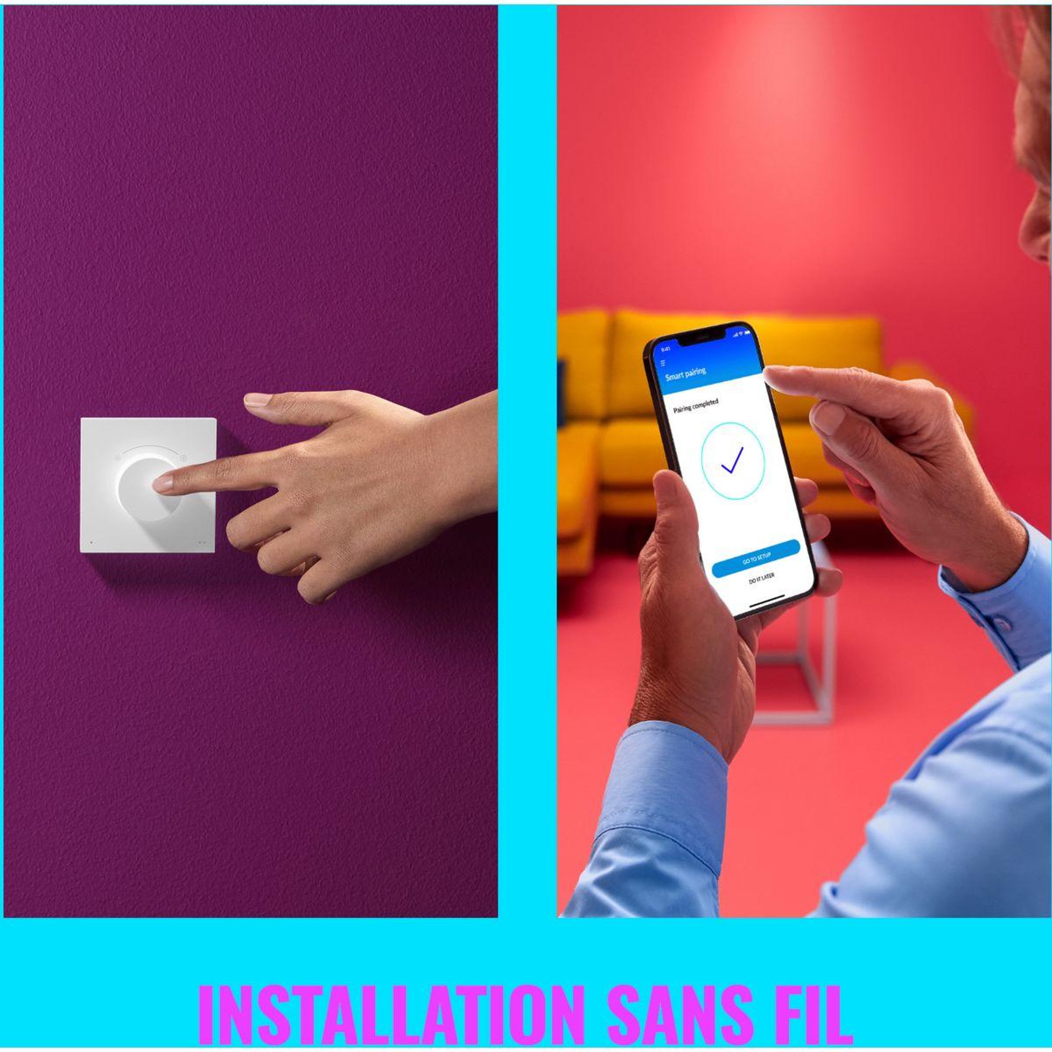 Voir la diapositive 3 : WIZ Interrupteur dial switch