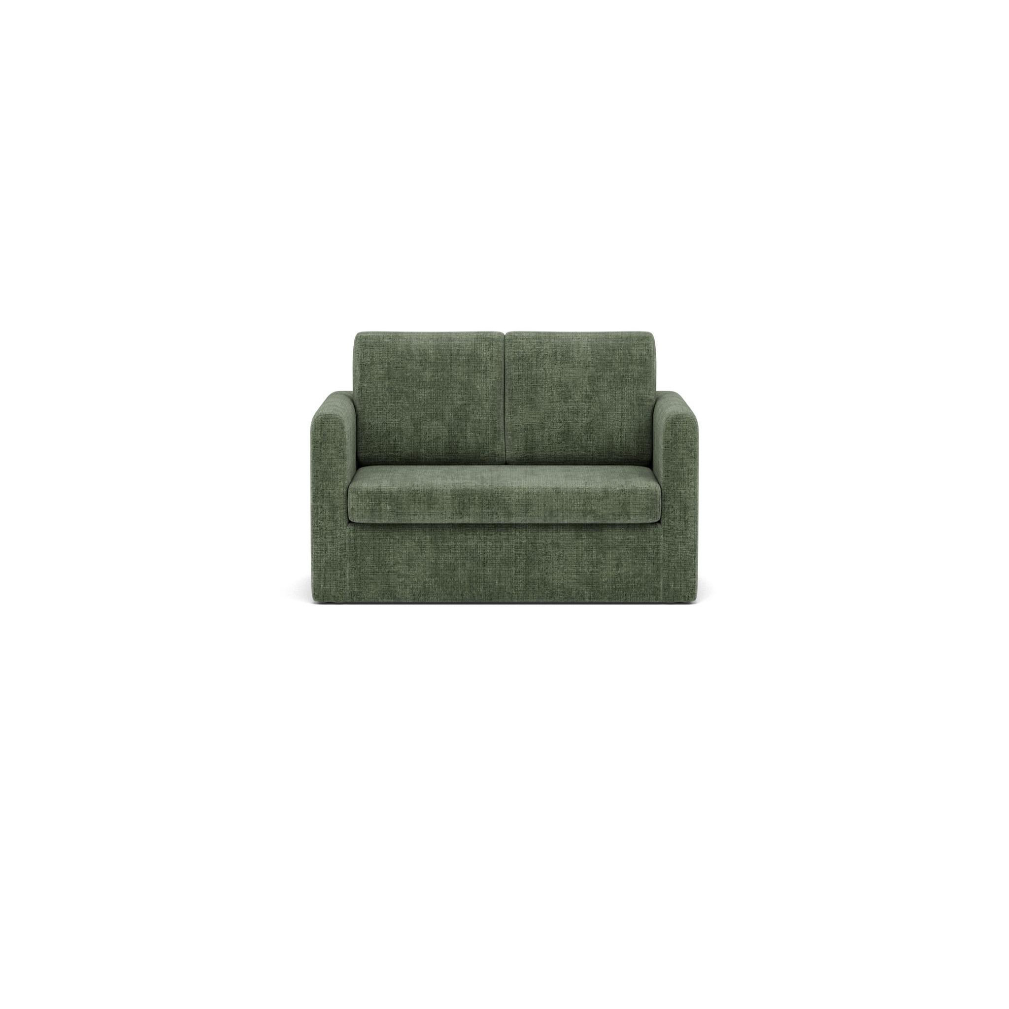 Voir la diapositive 1 : BEST MOBILIER Marilia - canapé 2 places convertible déplimousse en velours texturé
