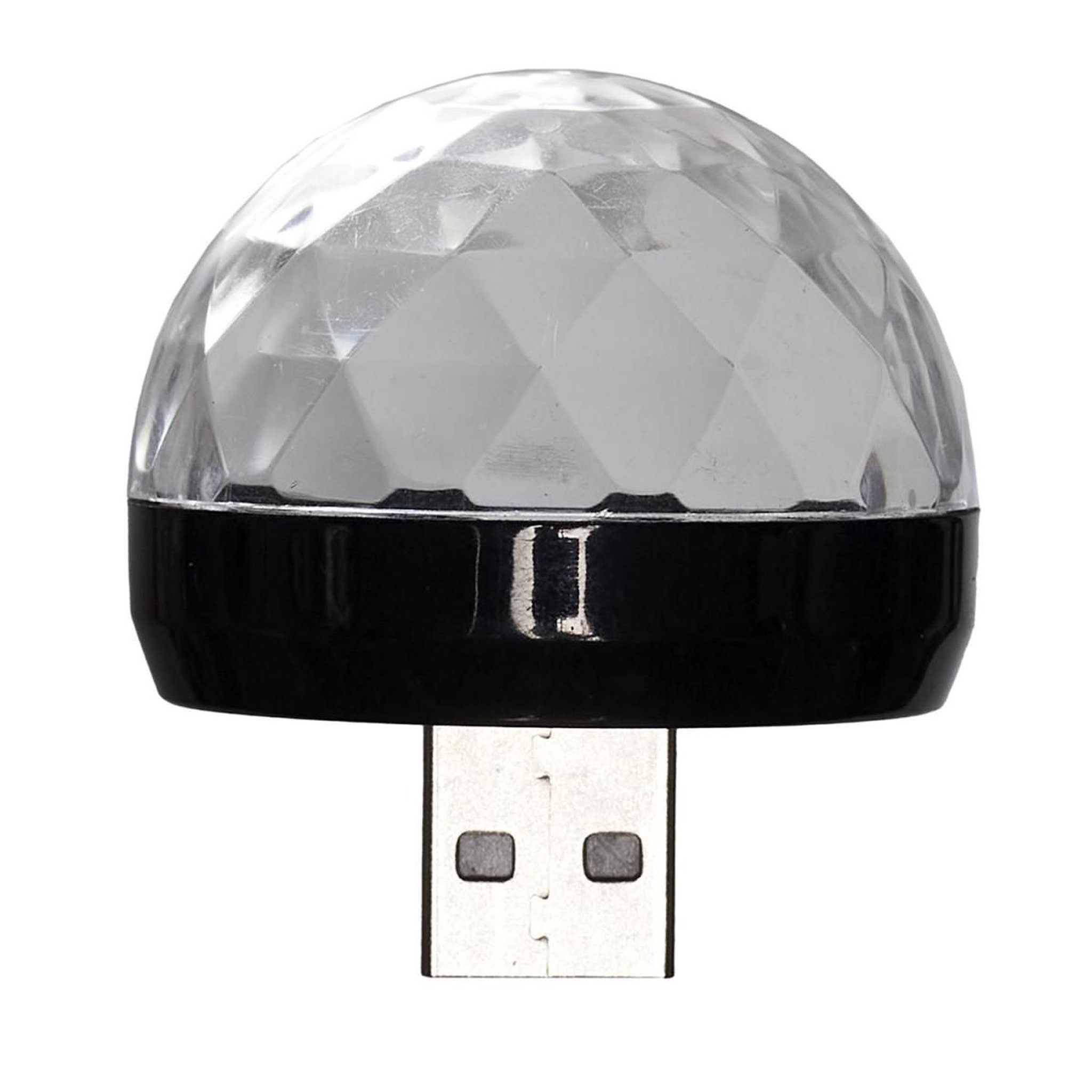PARTY TIME Boule à Facettes Disco  USB  4cm Multicolore
