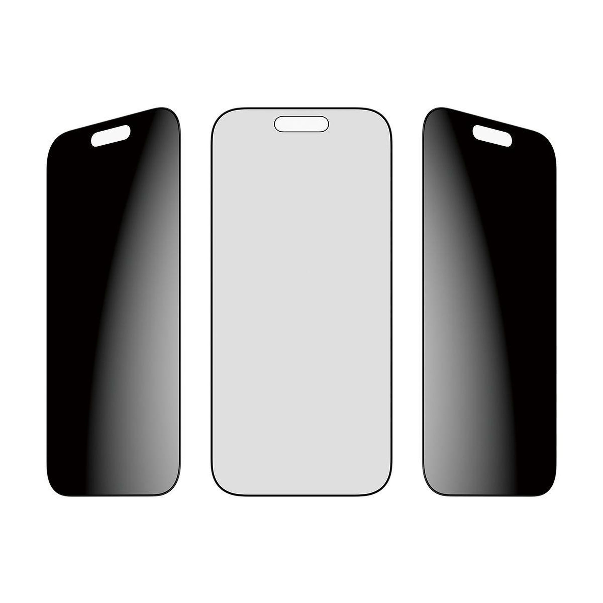 Voir la diapositive 4 : PANZERGLASS Protège écran iphone 17 / 16 pro privacy