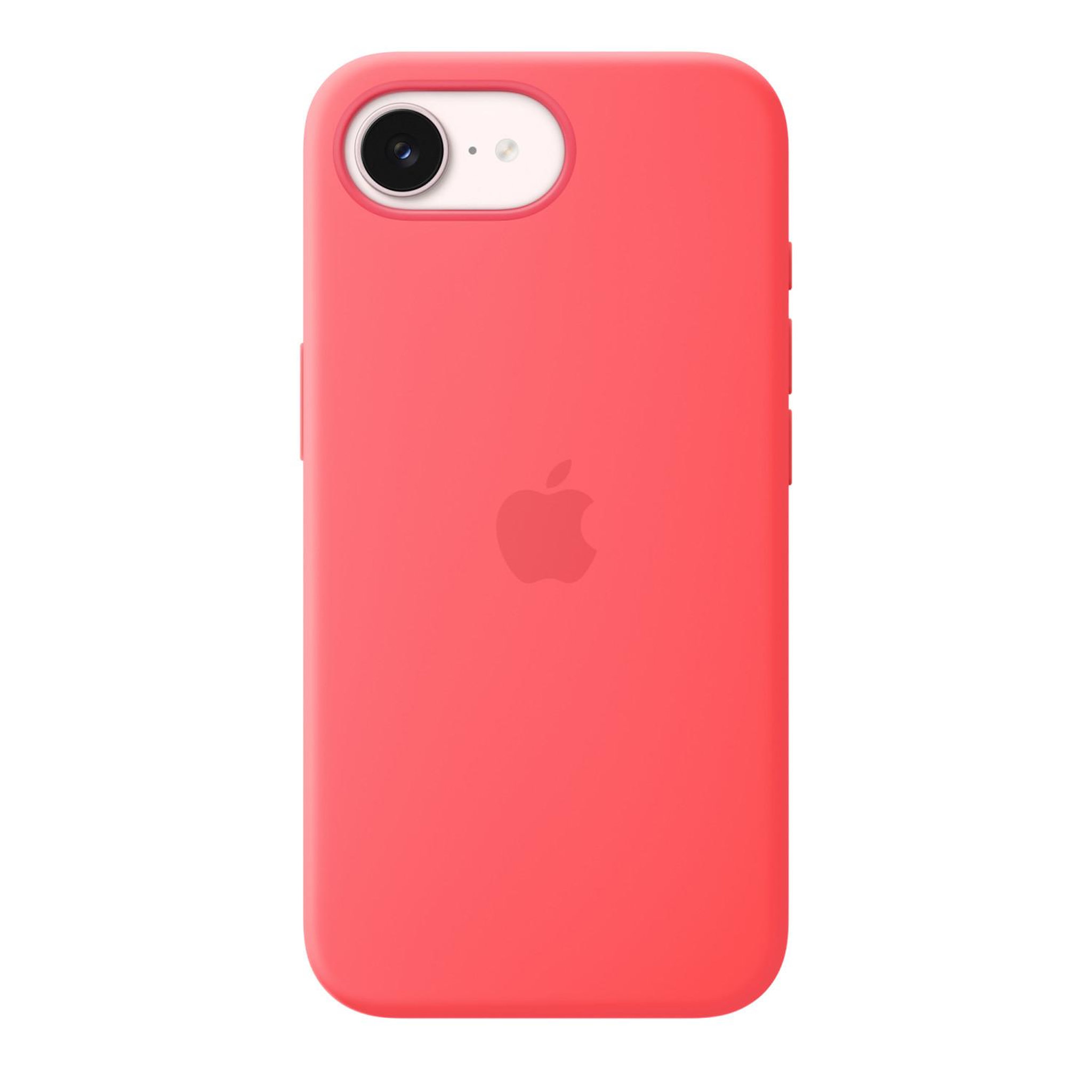 Voir la diapositive 2 : APPLE Apple Coque en silicone avec MagSafe pour iPhone 17e - Rose goyave