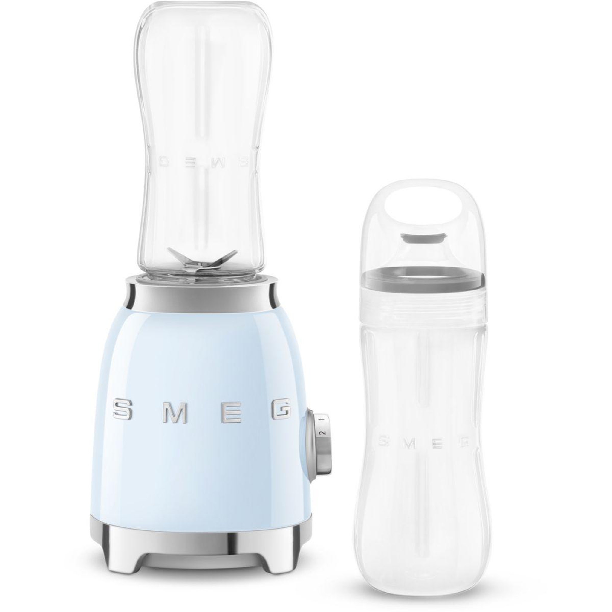 Voir la diapositive 4 : SMEG Blender pbf01pbeu mini bleu azur