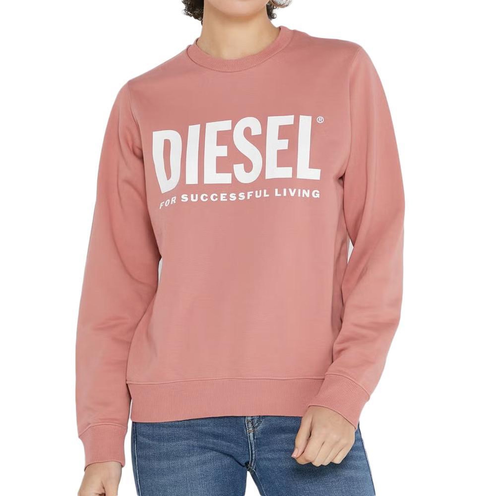 DIESEL Sweat  Femme Diesel Fangs. Coloris disponibles : Rose