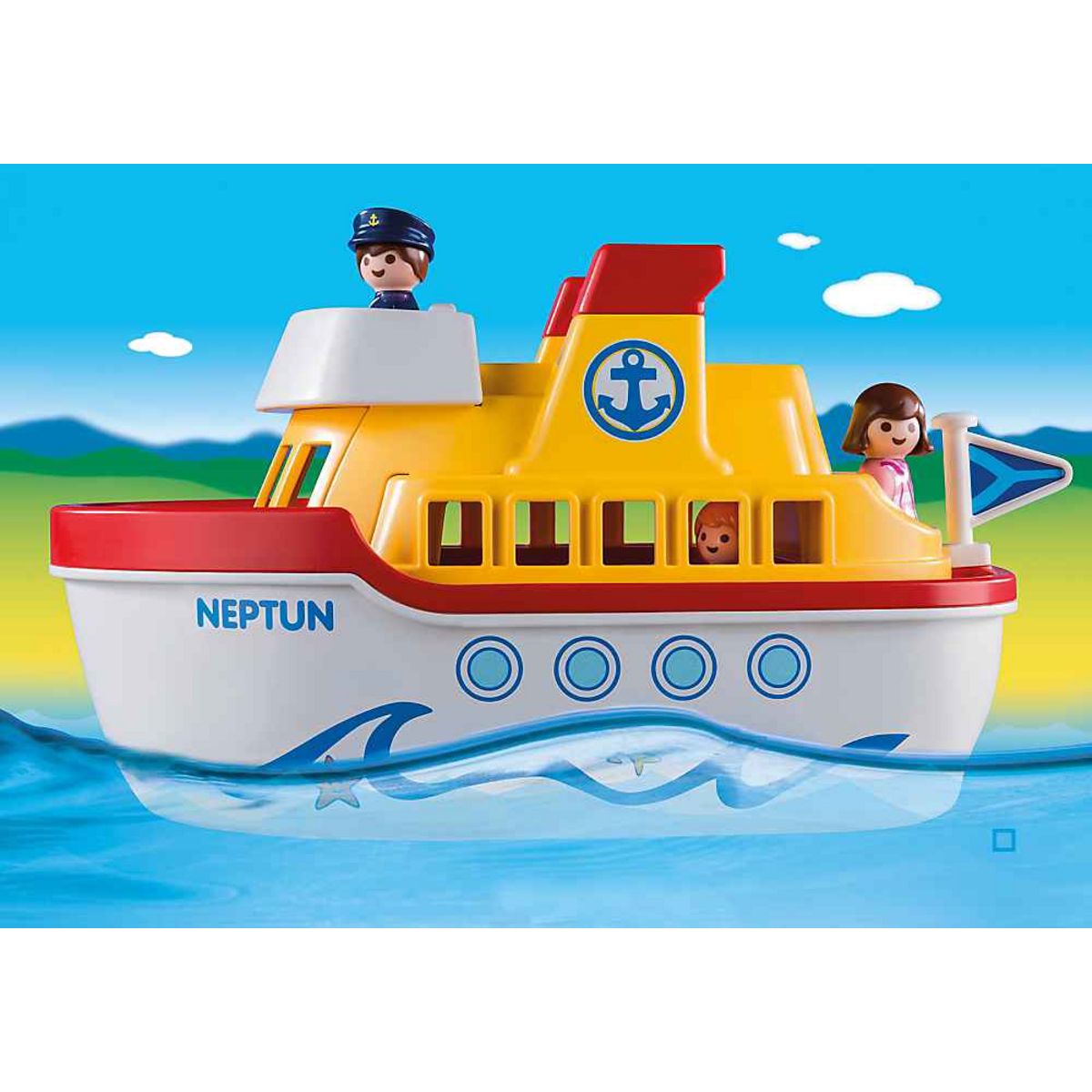 PLAYMOBIL 6957 1.2.3 - Navire Transportable