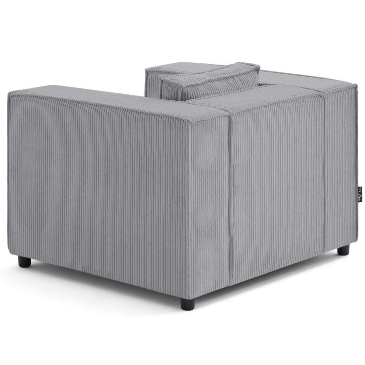 LISA DESIGN Stella - fauteuil en velours côtelé