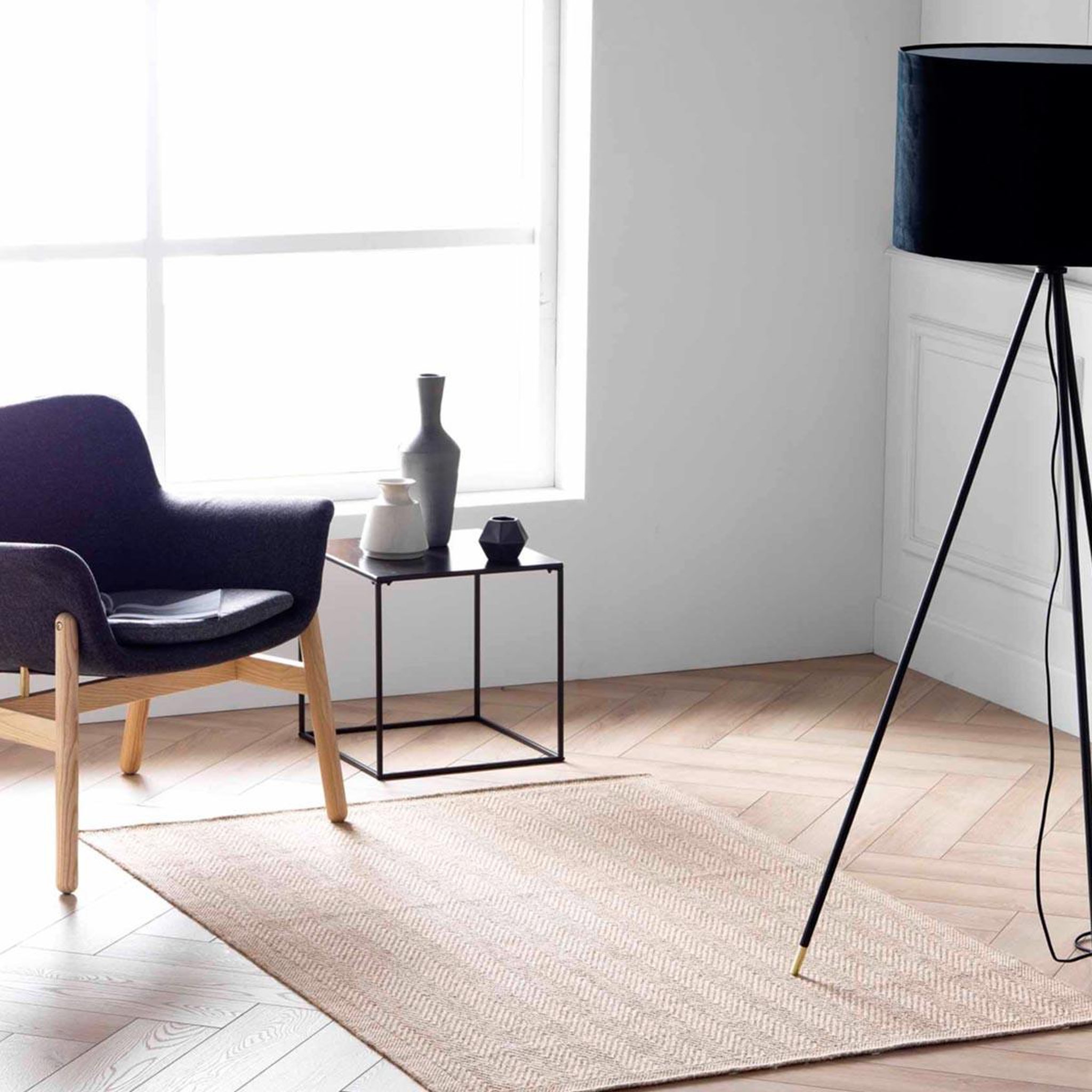 Voir la diapositive 4 : Douceur d'Intérieur Tapis déco tissé  ilem  120x170cm naturel