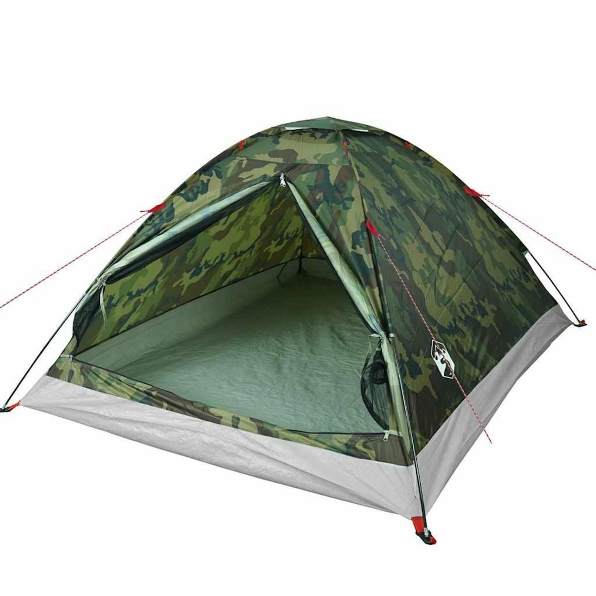 VIDAXL Tente de camping a dome 4 personnes camouflage impermeable