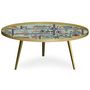 Voir la diapositive 2 : Paris Prix Table Basse à Rebord 1 Cover  City  90cm Or