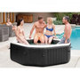 Voir la diapositive 3 : INTEX Spa gonflable INTEX - Carbone - 201 x 71 cm - 4 places - Octogonal - 28458EX
