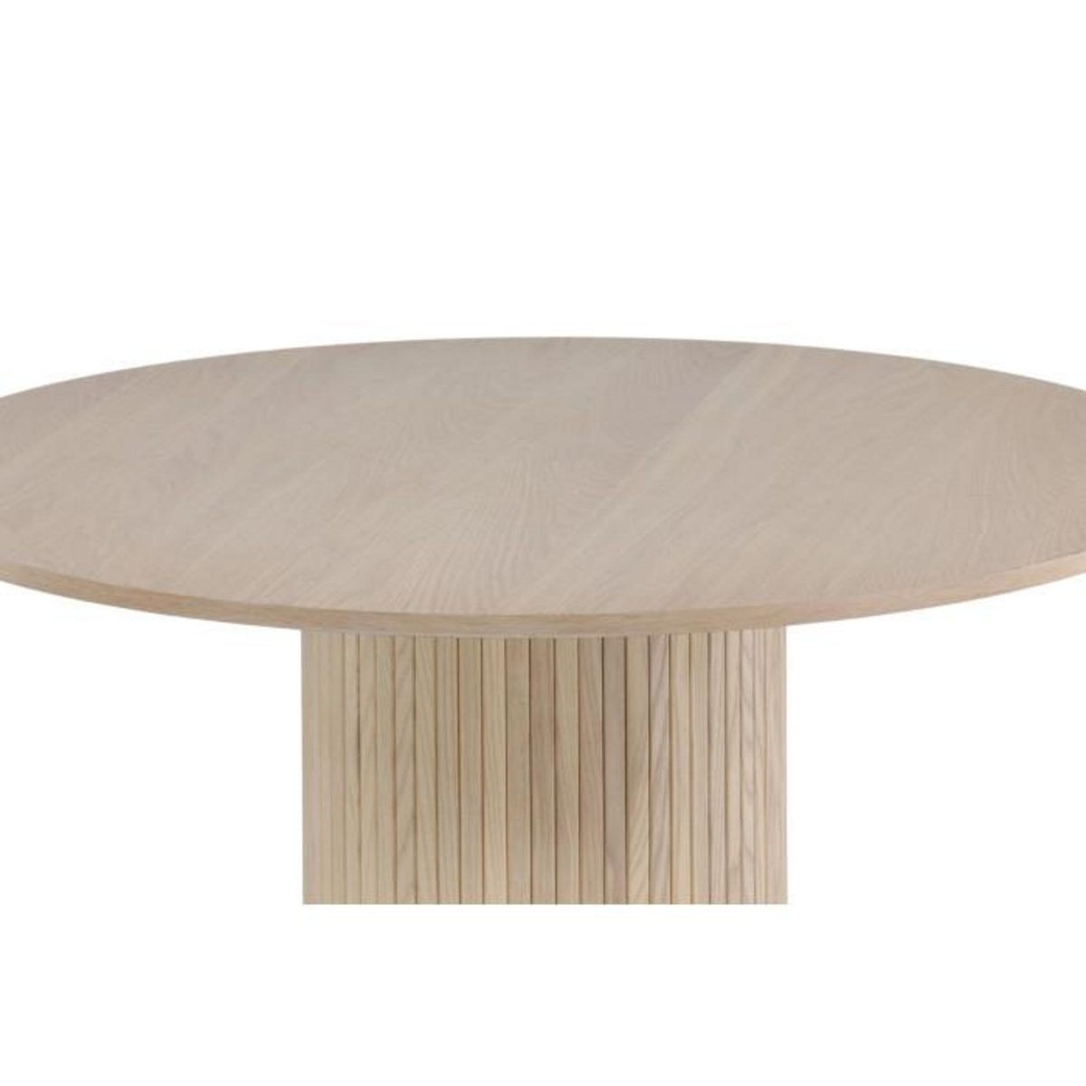 Paris Prix Table à Manger Ronde  Bianca  110cm Naturel