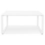 Voir la diapositive 2 : Paris Prix Bureau Design  Abigano  140cm Blanc