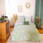 Home collection Parure housse de couette 100%satin de coton 78fils susie. Coloris disponibles : Blanc