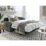 Voir la diapositive 3 : LISA DESIGN Ari - canapé 3 places convertible express couchage quotidien 140 cm matelas 12 cm en tissu
